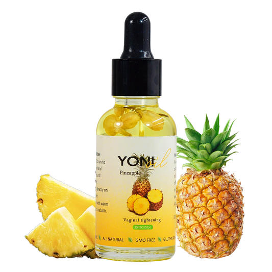 Yoni Organic Oil Feminine Pineapple Vaginal Oil, 1.02 OZ for Women Yoni Moisturizer Deodorant