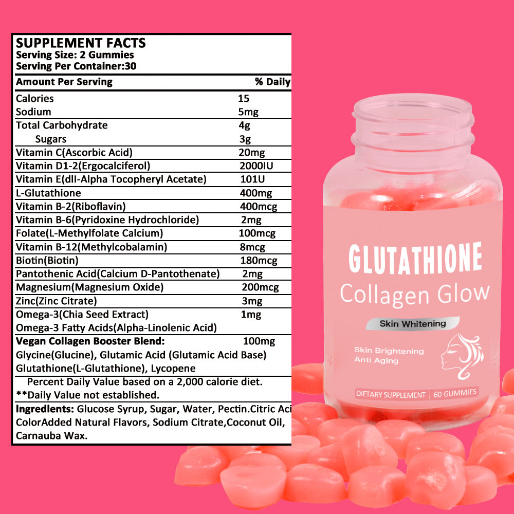 Collagen Glutathione Glow Gummies