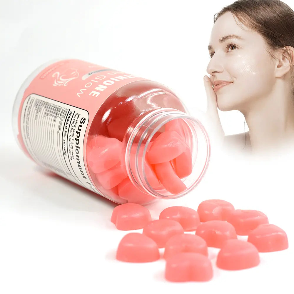 Product display of Collagen Glutathione Glow Gummies