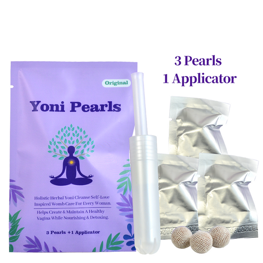 Yoni Detox Pearls for Pcos Cyst Cramps BV Yeast Infections (6-15 Pcs)