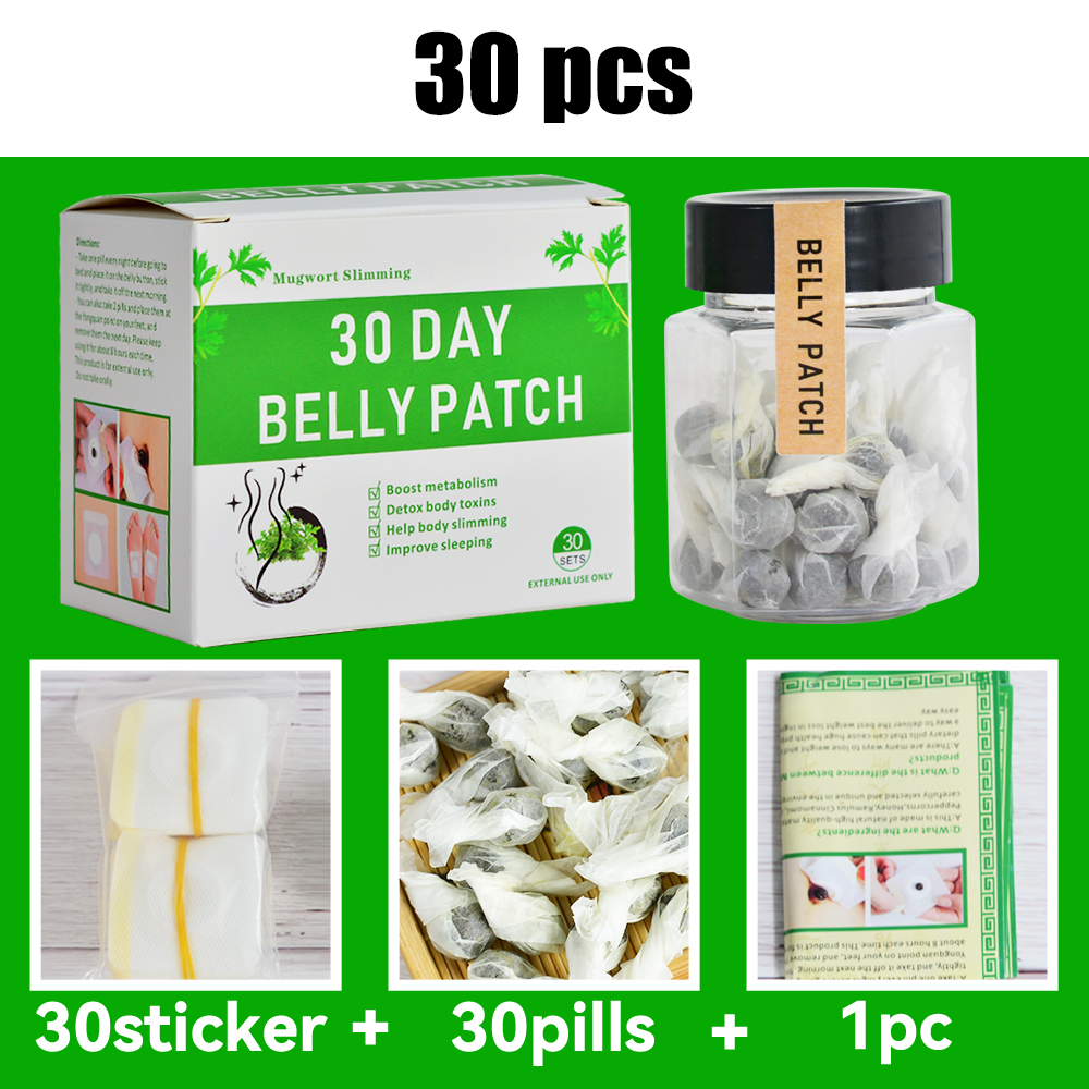 30 Days Belly Patch Natural Slimming Weight Loss Tummy Fat Burner