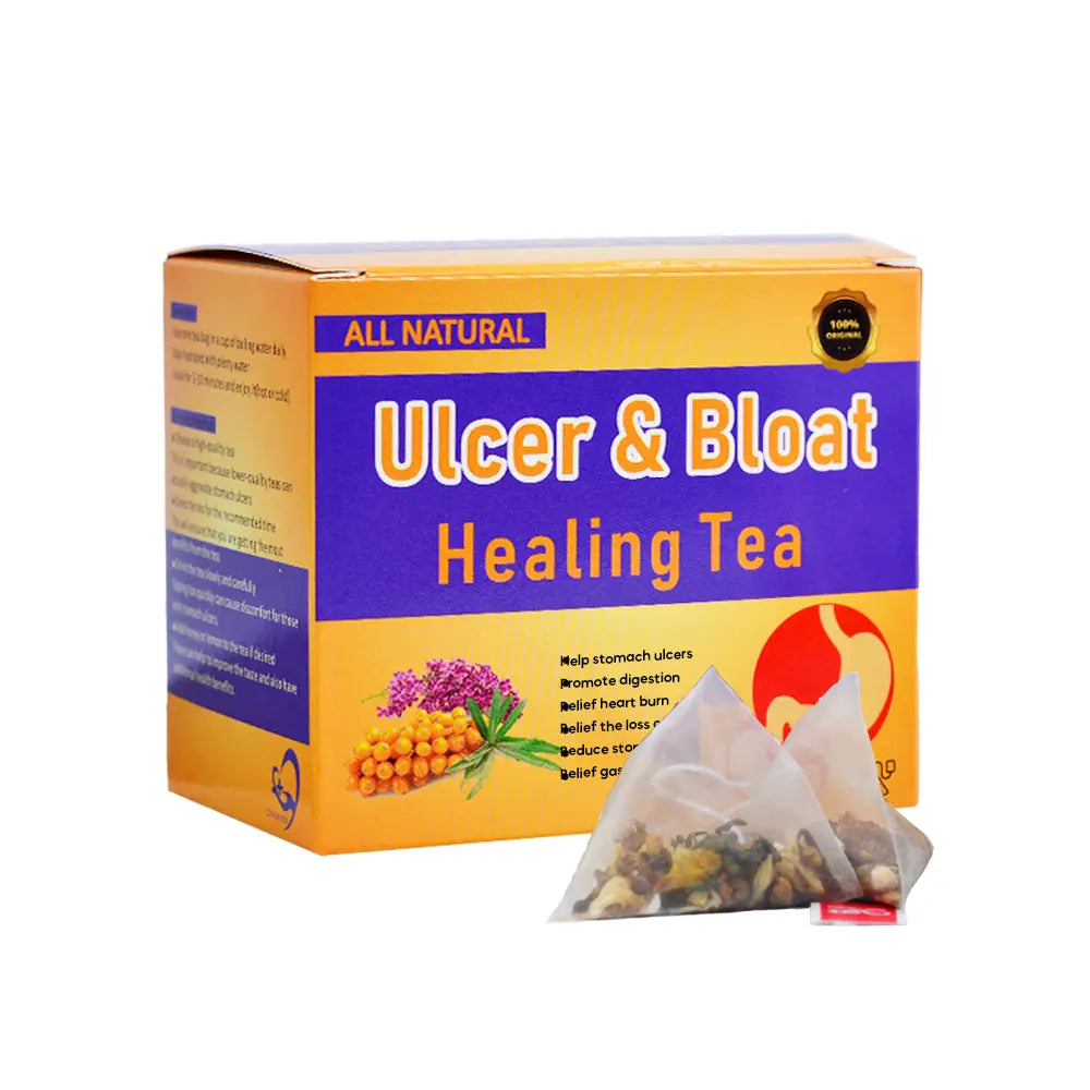 Hiherbs Ulcer & Bloat Healing Tea Stomach Pain Relief Promote Digestion ( 2*20 Pcs ) Hiherbs