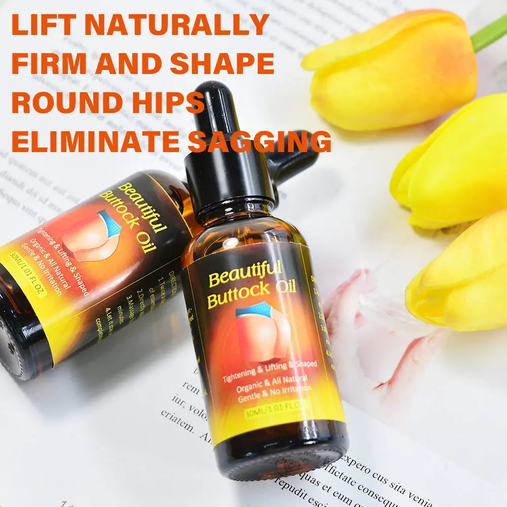 Hiherbs Beautiful Buttock Essential Oil Enhance Ass Hip Lif Butt Enhancer(2 Bottles) Hiherbs