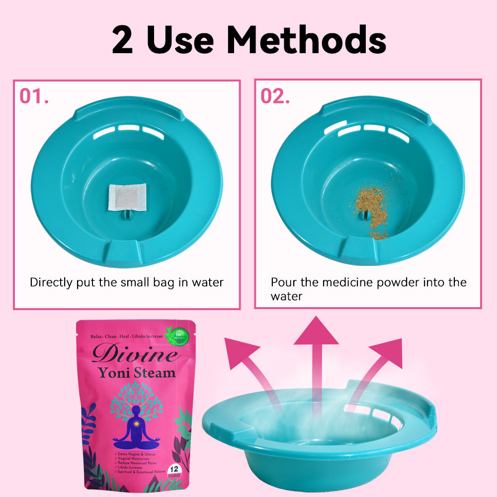 36 Pcs Yoni Steam Herbs Vaginal Douche Tea for Menstrual Pains (3*12 Pcs)