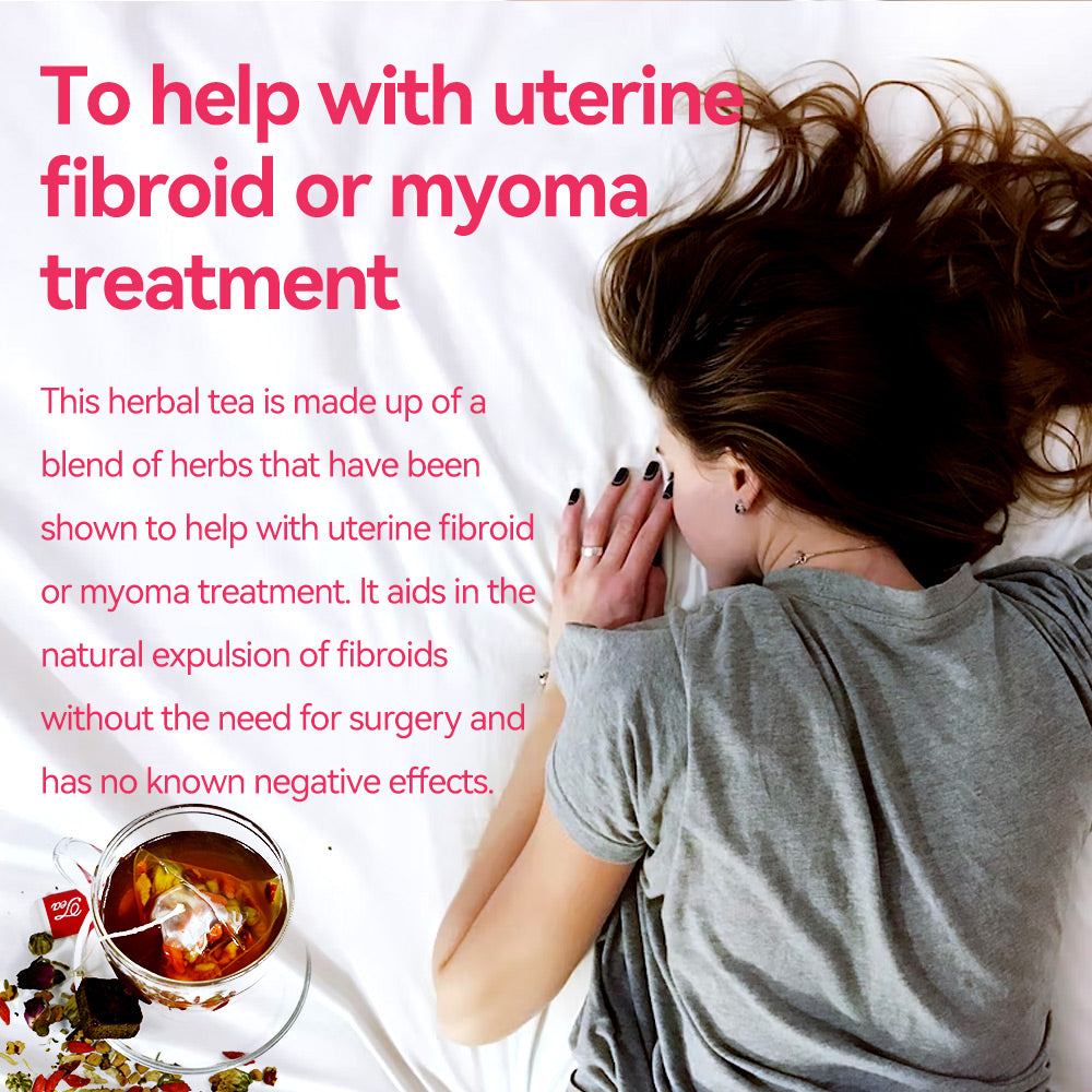 Fibroid Tea PCOS Natural Feminine Warm Womb Detox Tea (Pack of 2)