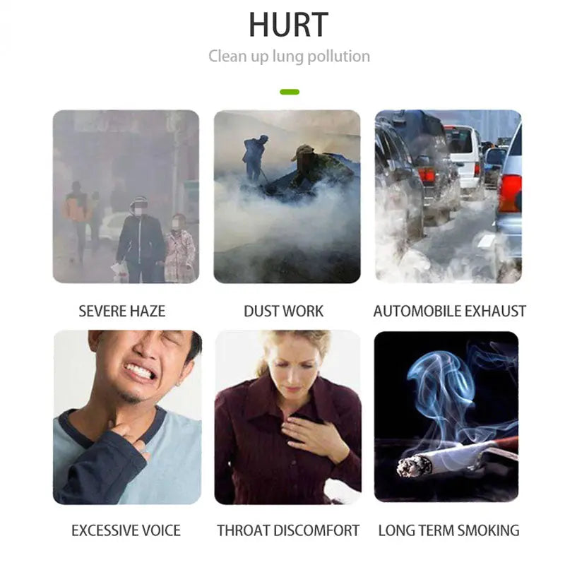 Hiherbs Natural Herbal Lung Detox Tea Boost Immunity Relieve Cough Lung cleansing Ease chest congestion Lung cleansing herbal tea(2 Packs) Hiherbs