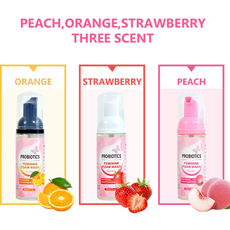 Probiotics Feminine Three flavors of Foam Wash