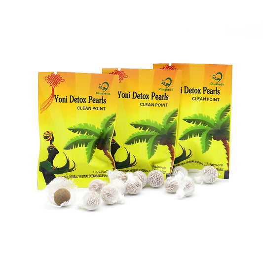 20 Pcs Clean Point Yoni Detox Pearls for PCOS Cyst BV (2 Applicators as gift)