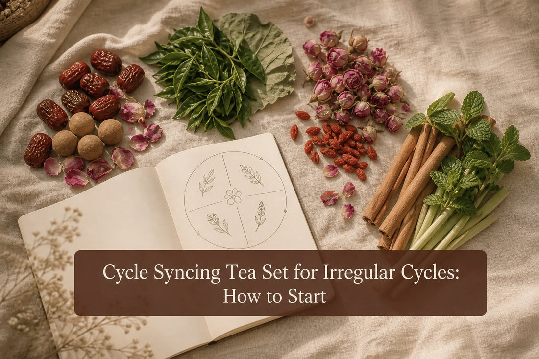 Cycle Syncing Tea Set for Irregular Cycles: How to Start