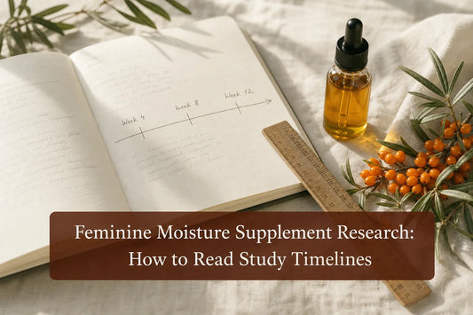 Feminine Moisture Supplement Research How to Read Study Timelines