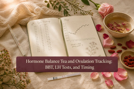 Hormone Balance Tea and Ovulation Tracking, BBT, LH Tests, and Timing