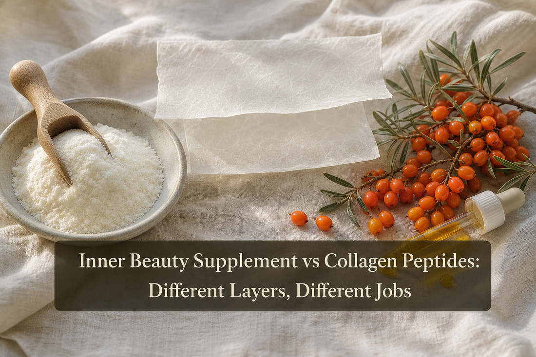 Inner Beauty Supplement vs Collagen Peptides Different Layers, Different Jobs