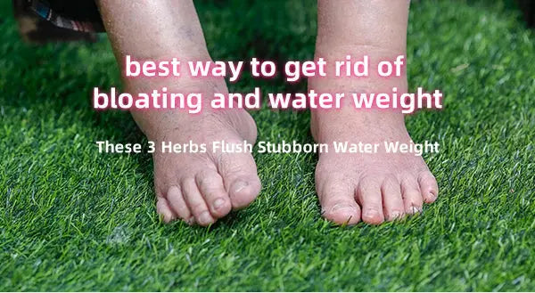 best way to get rid of bloating and water weight