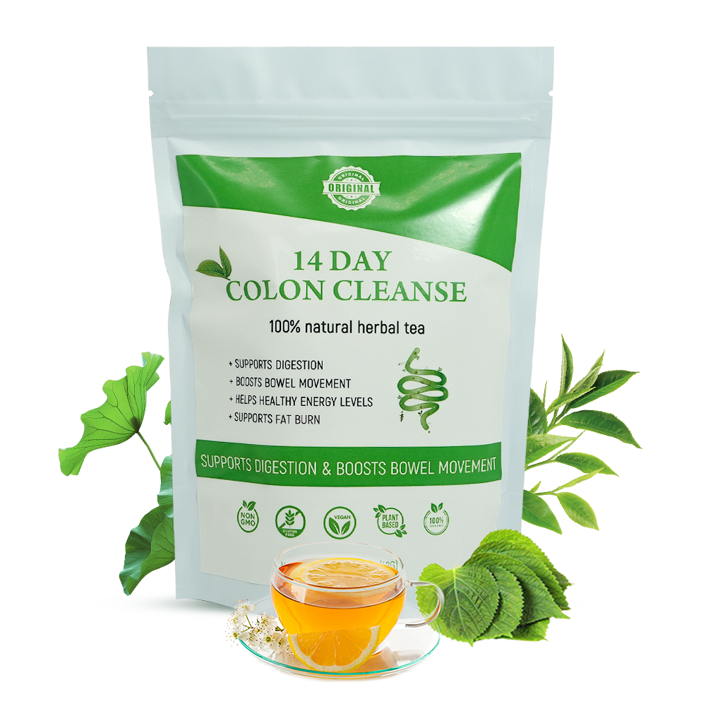 Hiherbs 14 Day Colon Cleanse,promotes regular bowel movements slimming tea,organic herb weight loss tea