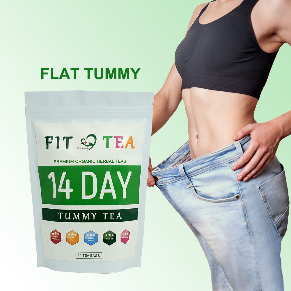 Hiherbs Flat tummy tea, Detoxification and Slimming Flat Belly, 14 Day slim detox（new product）