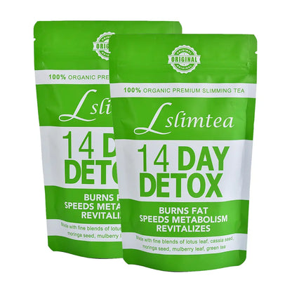 Hiherbs 14 day detox slim tea for Weight loss, 14teabags/Bag Hiherbs