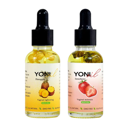 Hiherbs Yoni Organic Oil Feminine Pineapple Vaginal Oil, 1.02 OZ for Women Yoni Moisturizer Deodorant female intimate oil Hiherbs