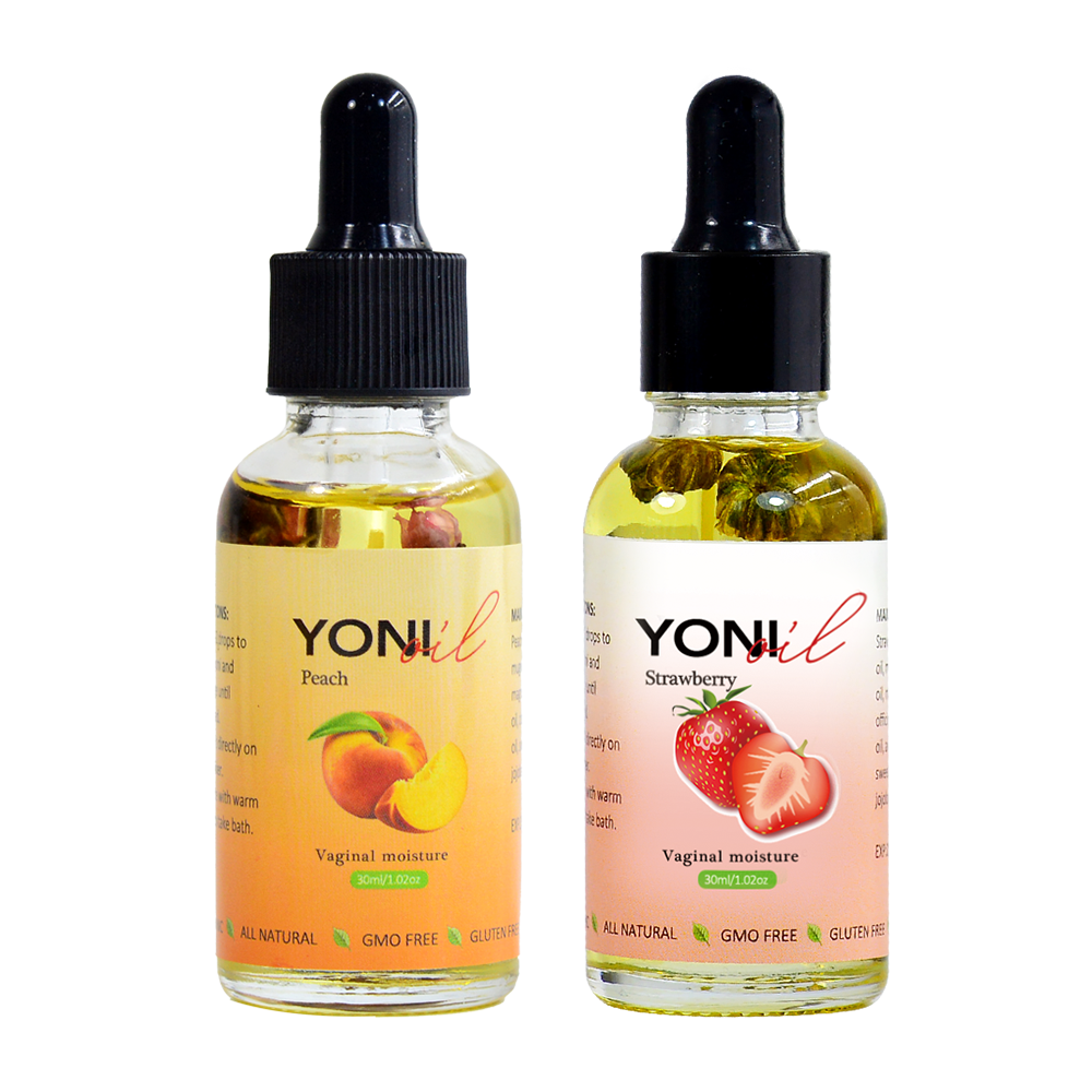 Hiherbs Yoni Organic Oil Feminine Pineapple Vaginal Oil, 1.02 OZ for Women Yoni Moisturizer Deodorant female intimate oil