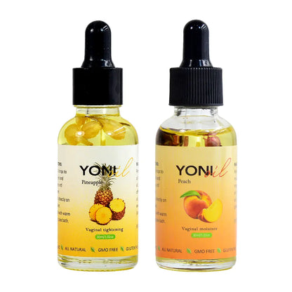 Hiherbs Yoni Organic Oil Feminine Pineapple Vaginal Oil, 1.02 OZ for Women Yoni Moisturizer Deodorant female intimate oil Hiherbs