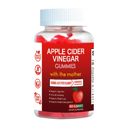 Hiherbs 180,000mg Apple Cider Vinegar Gummies Slimming ACV Gummy Detox Weight Loss ( 120 Pcs)