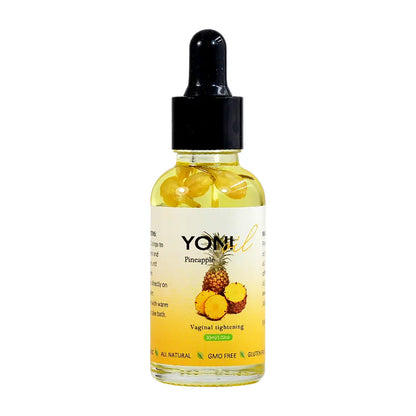 Hiherbs Yoni Organic Oil Feminine Pineapple Vaginal Oil, 1.02 OZ for Women Yoni Moisturizer Deodorant female intimate oil Hiherbs