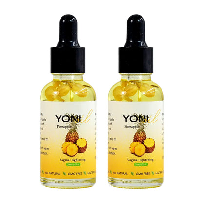 Hiherbs Yoni Organic Oil Feminine Pineapple Vaginal Oil, 1.02 OZ for Women Yoni Moisturizer Deodorant female intimate oil Hiherbs