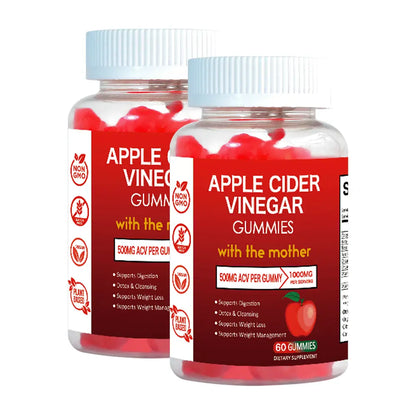 2 Bottles of Apple Cider Vinegar Gummies