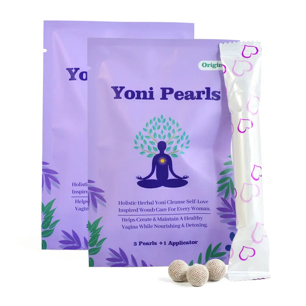 Hiherbs Yoni Detox Pearls for Pcos Cyst Cramps BV Yeast Infections Vaginal detox pearls/Qinggong pills(6-15 Pcs) Hiherbs