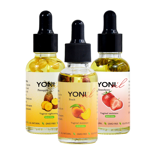 Hiherbs Yoni Organic Oil Feminine Pineapple Vaginal Oil, 1.02 OZ for Women Yoni Moisturizer Deodorant female intimate oil