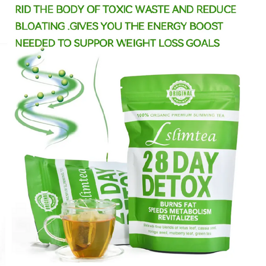 Hiherbs Flat Tummy Tea Weight loss Slimming Detox Tea Burn Calories(28 teabags/bag)