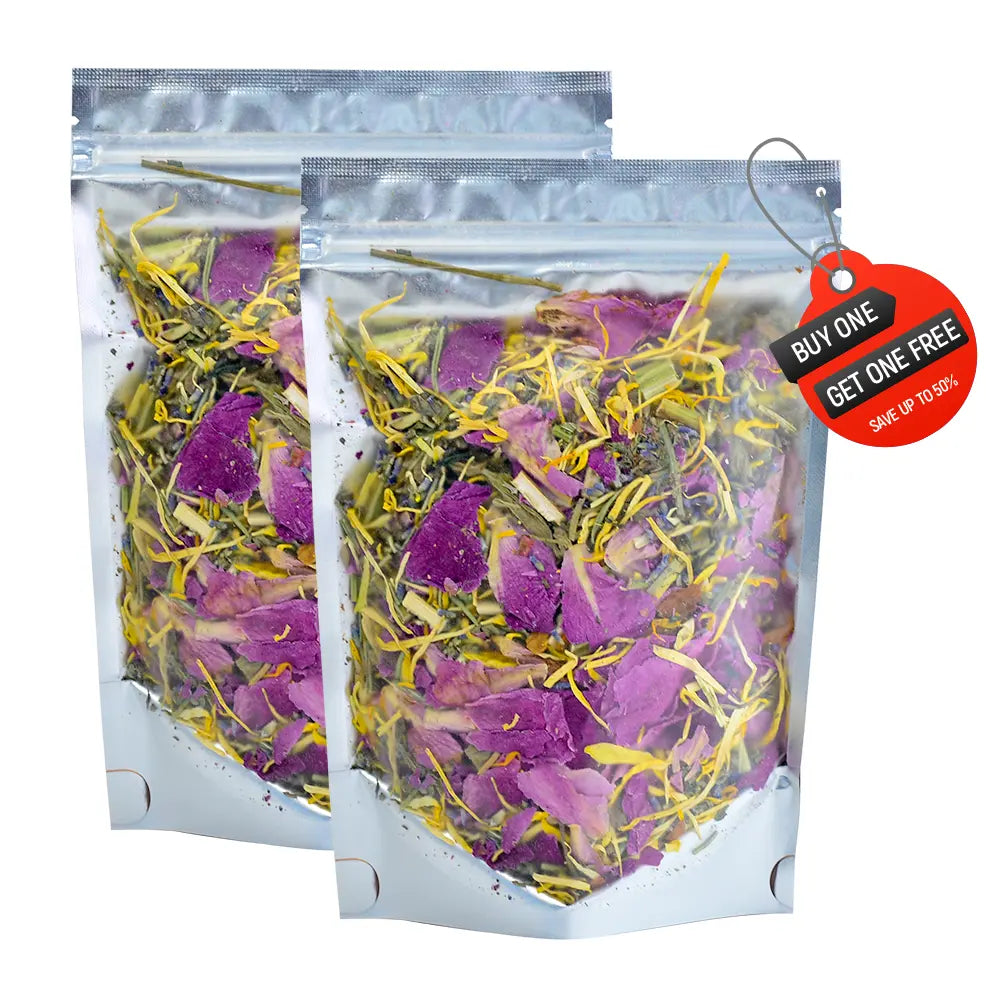 Hiherbs Yoni Steam Herbs Vaginal Fumigation Relieving Cramps Vaginal steam herbs (50g*2Bags) Hiherbs