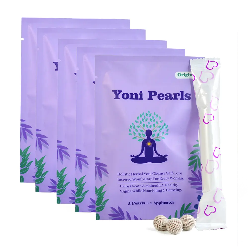 Hiherbs Yoni Detox Pearls for Pcos Cyst Cramps BV Yeast Infections Vaginal detox pearls/Qinggong pills(6-15 Pcs) Hiherbs