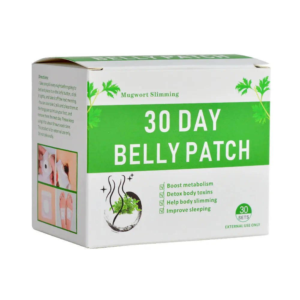 Hiherbs 30 Days Belly Patch Natural Slimming Weight Loss Tummy Fat Burner Hiherbs