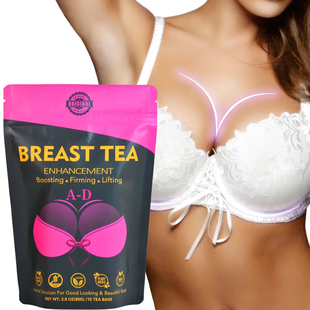 Hiherbs Breast Enhancement Tea 100% Natural Herbal Formula for Fuller, Firmer Breasts Hiherbs