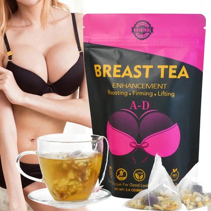 Hiherbs Breast Enhancement Tea 100% Natural Herbal Formula for Fuller, Firmer Breasts Hiherbs