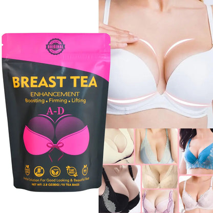 Hiherbs Breast Enhancement Tea 100% Natural Herbal Formula for Fuller, Firmer Breasts Hiherbs