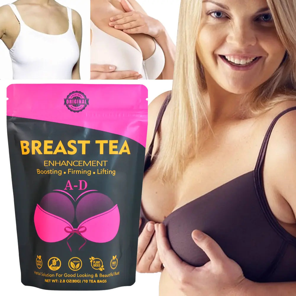 Hiherbs Breast Enhancement Tea 100% Natural Herbal Formula for Fuller, Firmer Breasts Hiherbs