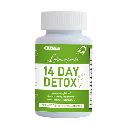 Hiherbs Detox Capsules 100% Natural Herbal Detox for Healthy Digestion, Energy, and Weight Loss Hiherbs