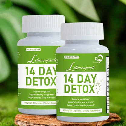 Hiherbs Detox Capsules 100% Natural Herbal Detox for Healthy Digestion, Energy, and Weight Loss Hiherbs