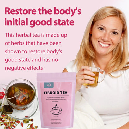 Hiherbs Fibroid Tea PCOS Natural Feminine Warm Womb Detox Tea Hiherbs