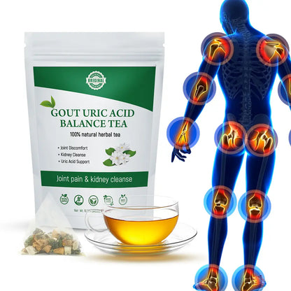 Hiherbs Uric acid balance tea Plant Based Relieve joint pain Bagged tea is easy to carry Men's Drinking Ventilation Hiherbs