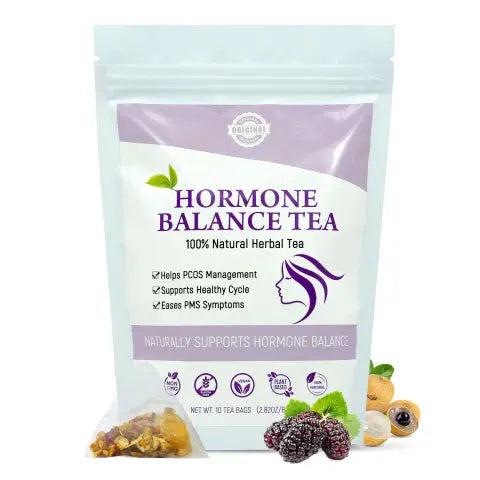 Hiherbs Pcos Herbal Tea for Hormonal Balance Tea, Eases Pms Symptoms, Herbal Tea Hiherbs