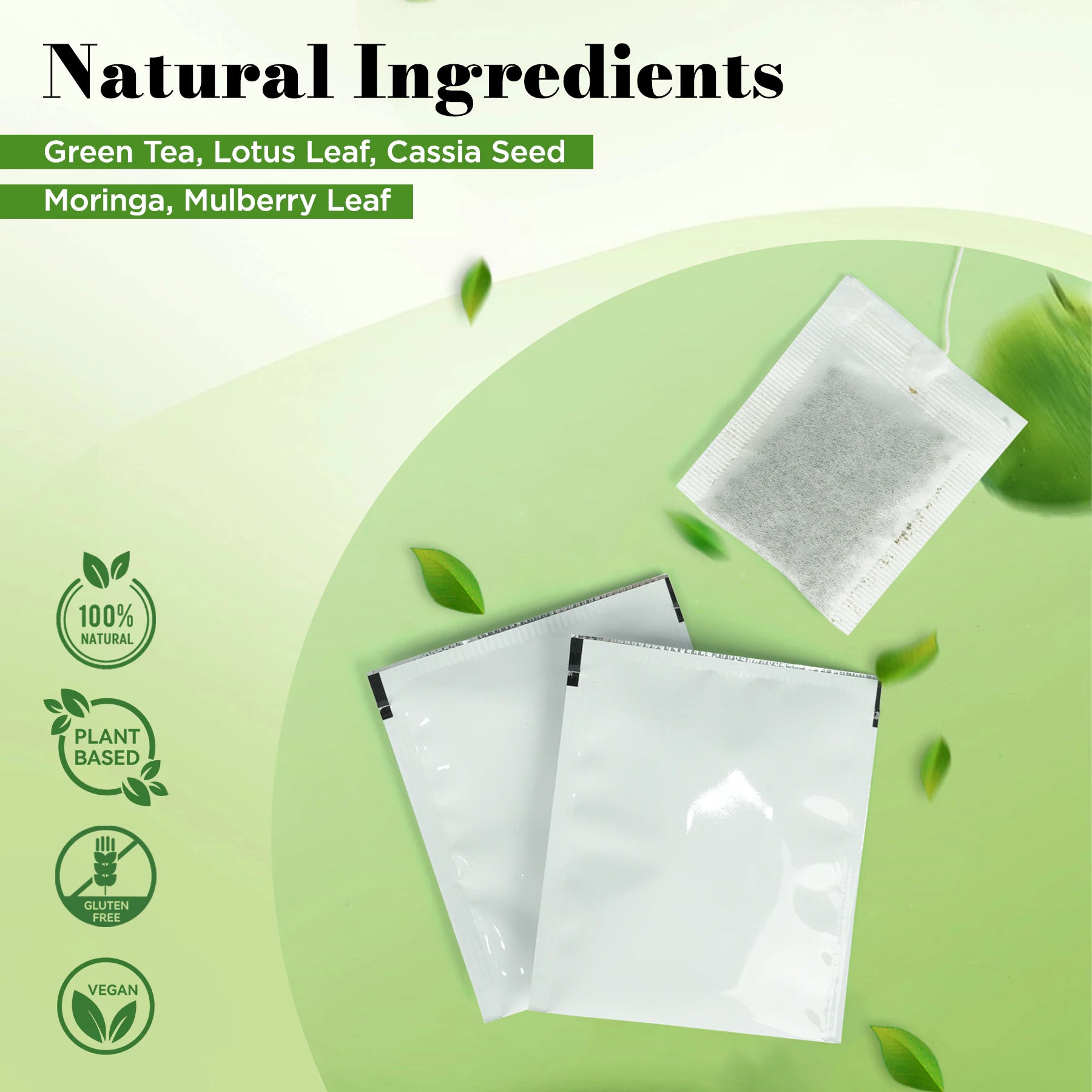 The Ingredients of Laicuherb's Pure Energy & Refreshing Tea