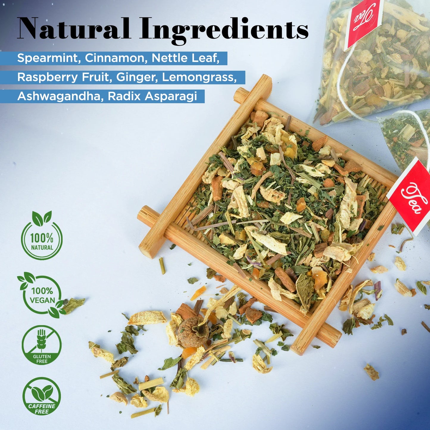Ingredients of Laicuherb's Rest Calm & Sleep Tea