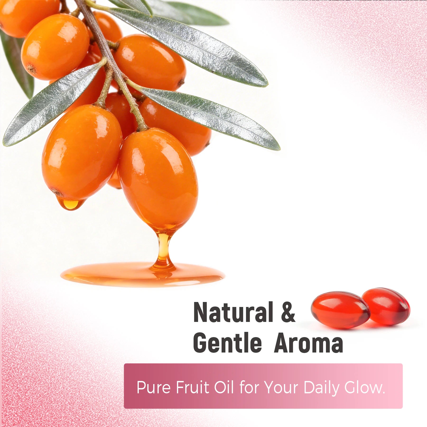 Skin glow supplement is derived from sea buckthorn oil