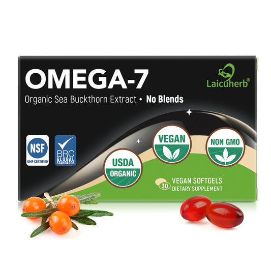 Omega-7 sea buckthorn oil capsules