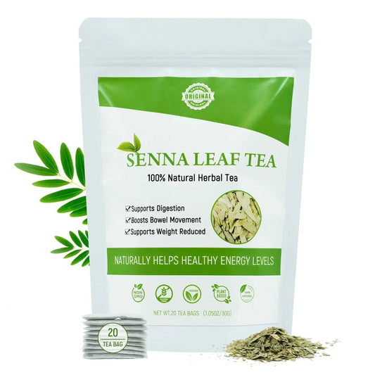 Hiherbs senna leaves tea, 1.5g*20, weight loss, 100% Pure Senna, Relieves constipation Hiherbs