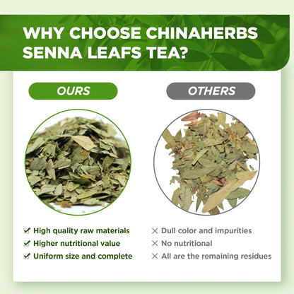 Hiherbs senna leaves tea, 1.5g*20, weight loss, 100% Pure Senna, Relieves constipation Hiherbs