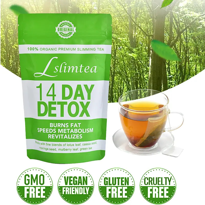 Hiherbs 14 day detox slim tea for Weight loss, 14teabags/Bag Hiherbs