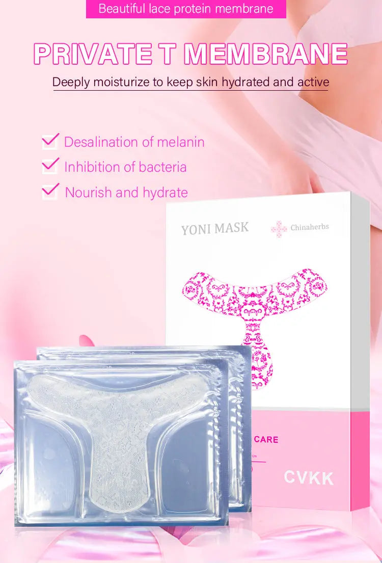 Hiherbs Pretty Yoni T-Mask Itching Relief Vaginal Rejuvenating Prevent Odor Vaginal mask Hiherbs